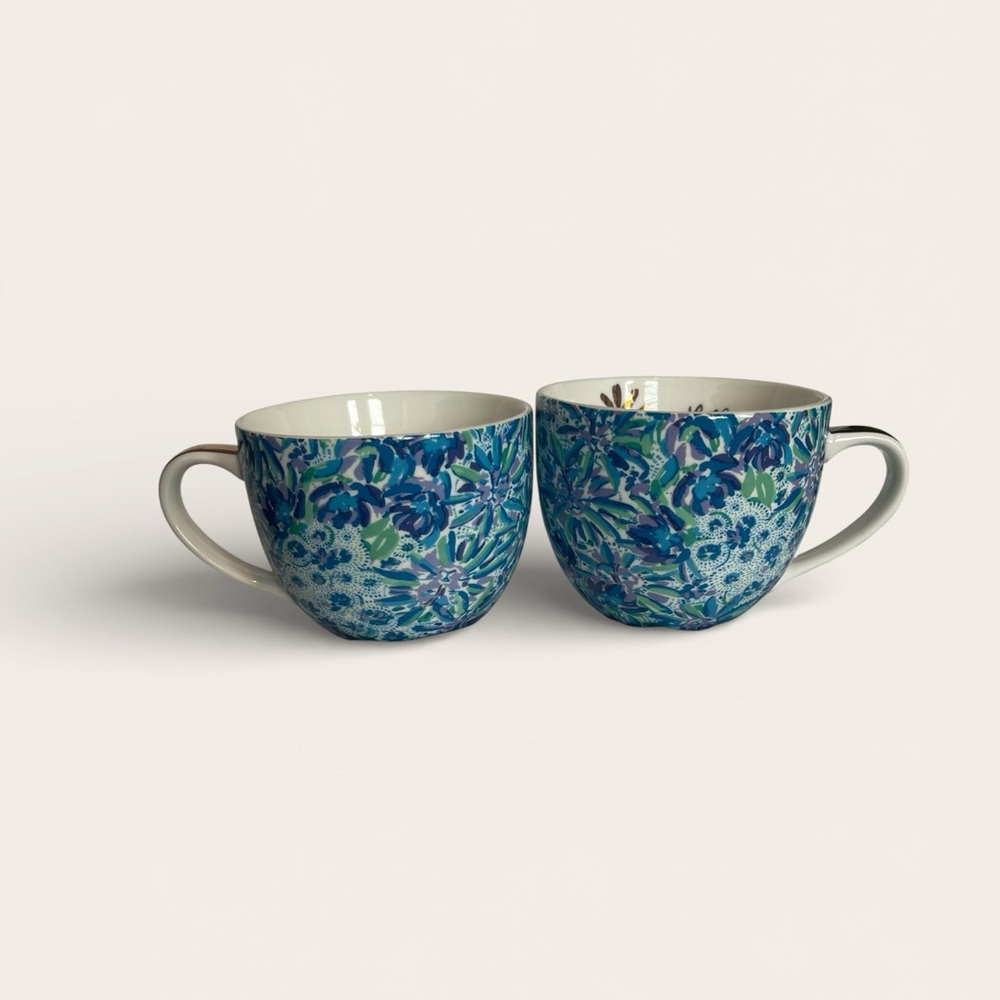 Lilly Pulitzer Set of Two 12-ounce Ceramic Lilly Pulitzer Mug